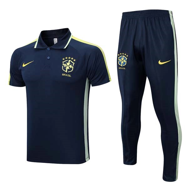 Polo Brasil Conjunto Completo 2023-24 Azul